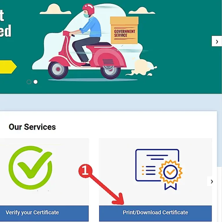 Print or Download Certificate Option